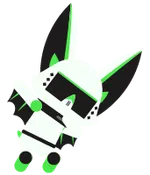 A robot bat dabbing.